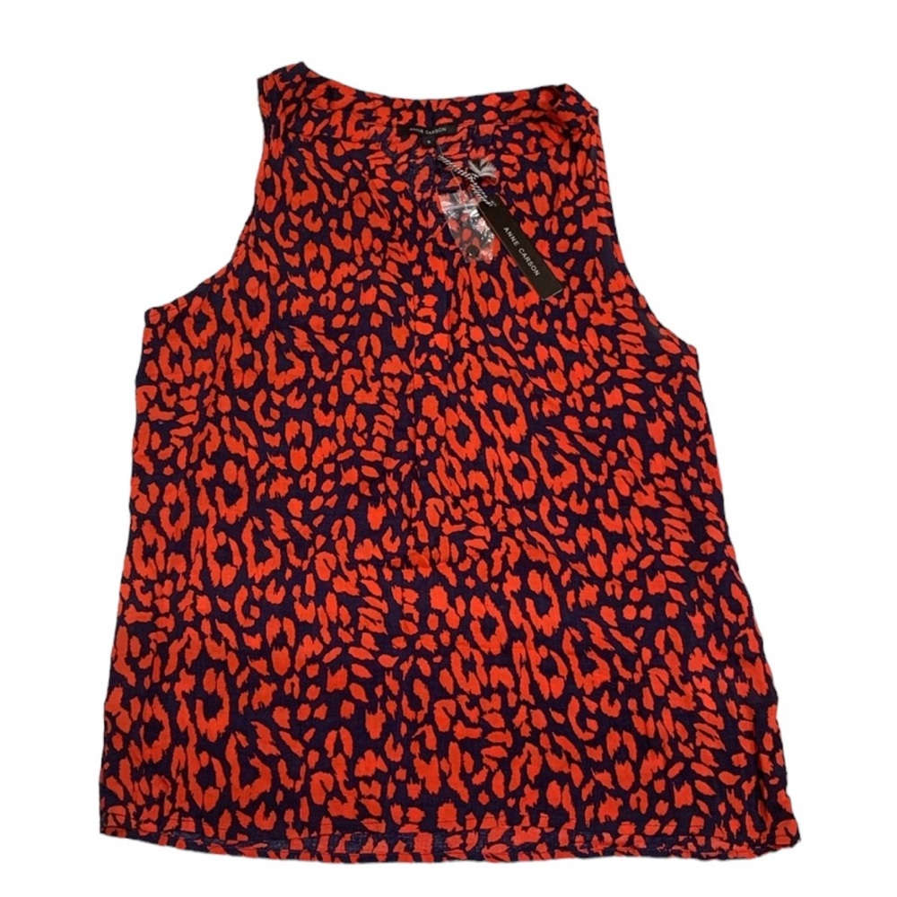 NWT Anne Carson sleeveless blouse